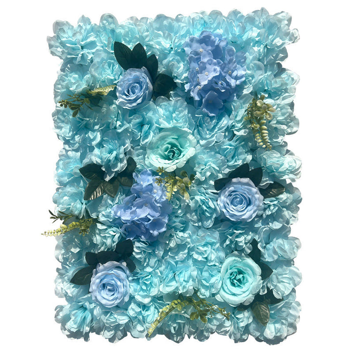 Light Blue Rose, Artificial Flower Wall Backdrop