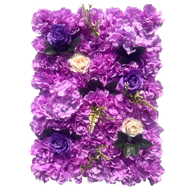 Light Purple Violet And Purple Rose, Artificial Flower Wall Backdrop