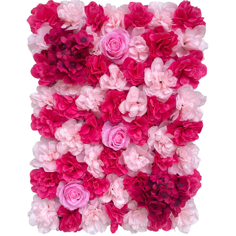 Rose Red And Light Pink Rose, Artificial Flower Wall Backdrop
