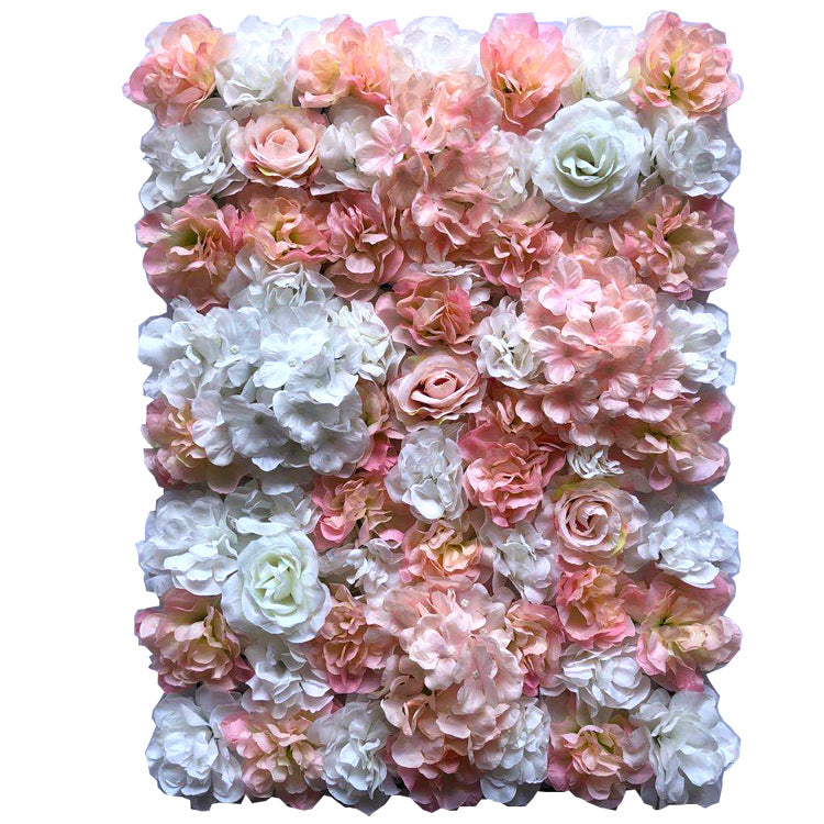 Champagne Pink And White Rose, Artificial Flower Wall Backdrop