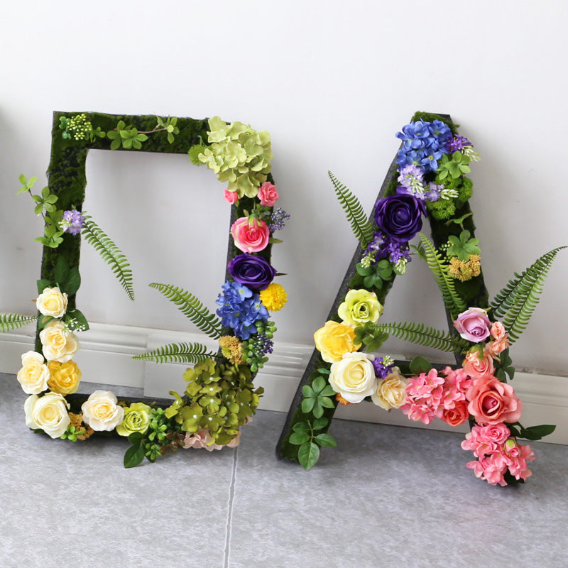 Artificial Flower Numbers And Alphabet, Customized Artificial Flower Numbers And Letters