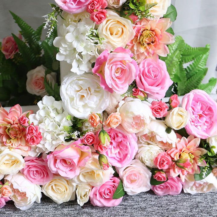 Artificial Rose Flower Numbers And Alphabet, Customized Artificial Flower Numbers And Letters