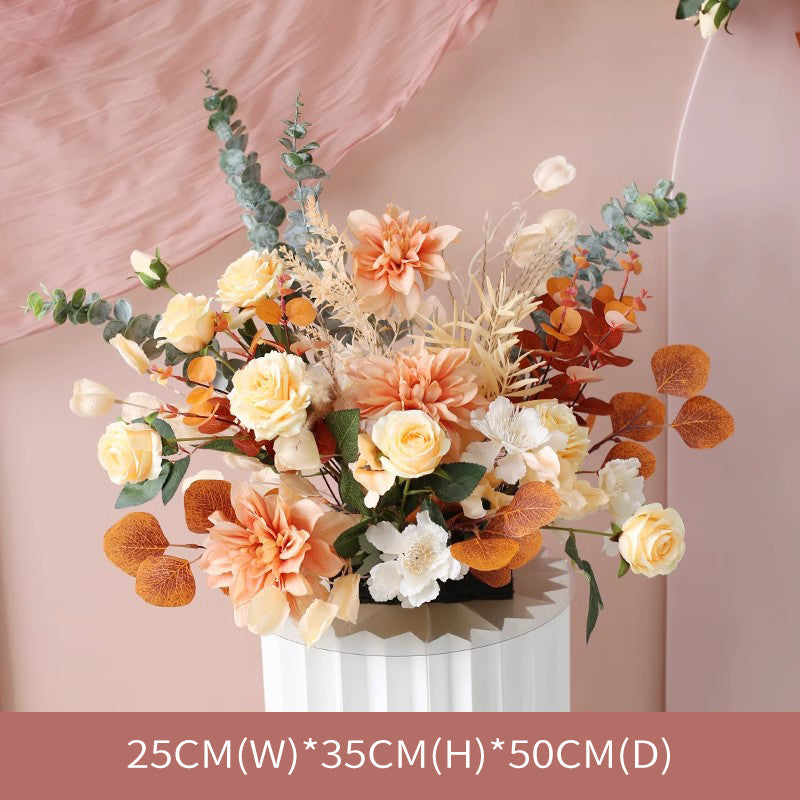 Beige Wedding Flowers Ball, Beige Artificial Flowers, Diy Wedding Flowers