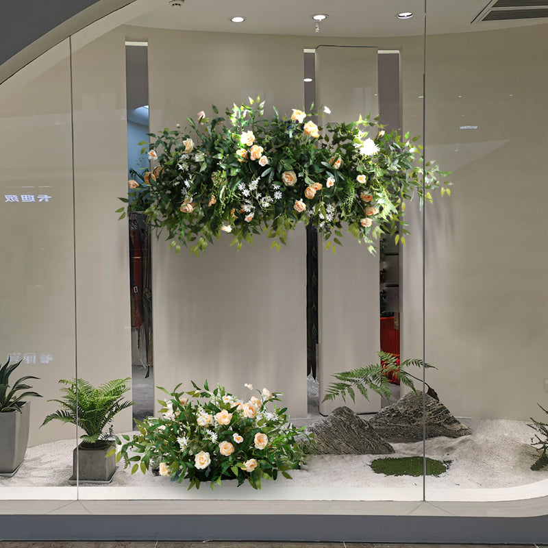 Wedding Arch Flowers, Beige Artificial Flowers, Diy Wedding Flowers
