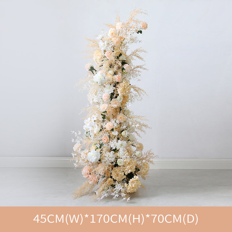 Beige Wedding Flowers Gate, Beige Artificial Flowers, Diy Wedding Flowers