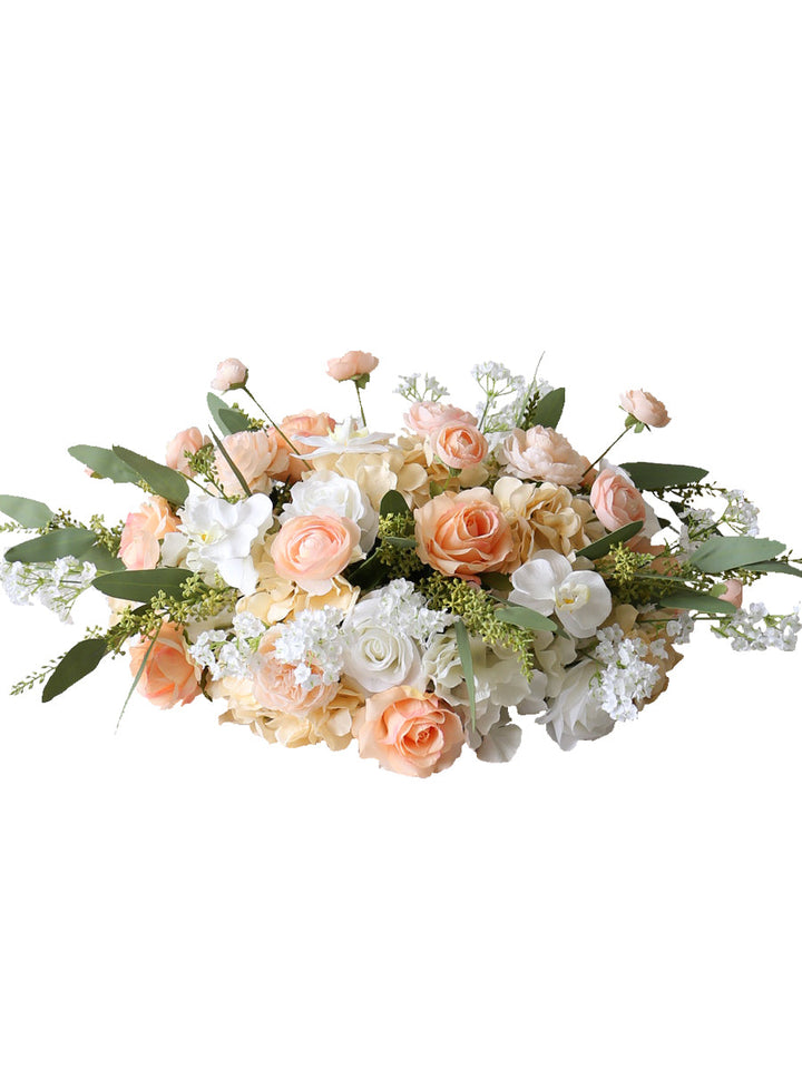 Beige Wedding Table Arrangement, Beige Artificial Flowers, Diy Wedding Flowers