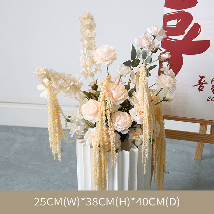 Beige Wedding Flowers, Party Flowers, Beige Artificial Flowers, Diy Wedding Flowers