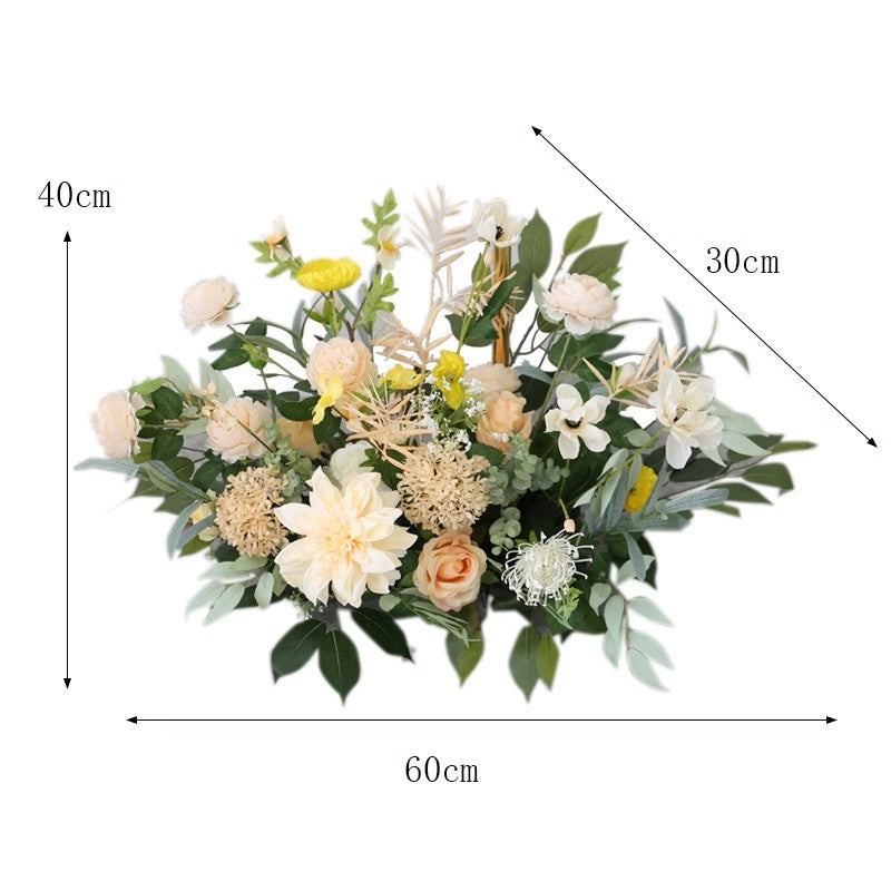 Beige Wedding Decoration Flowers, Beige Artificial Flowers, Diy Wedding Flowers