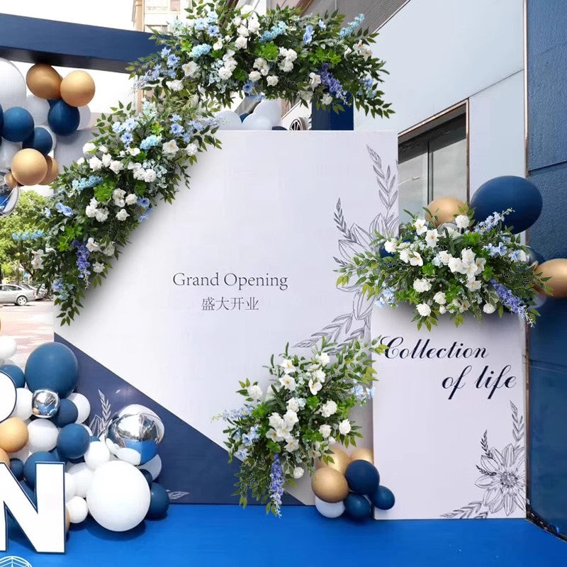 Party & Wedding Decoration Flowers, Blue Artificial Flowers, Diy Wedding Flowers