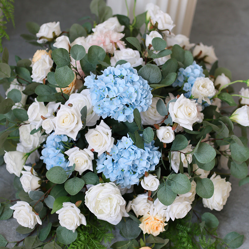 Forest Flowers Ball, Blue Artificial Flowers, Diy Wedding Flowers