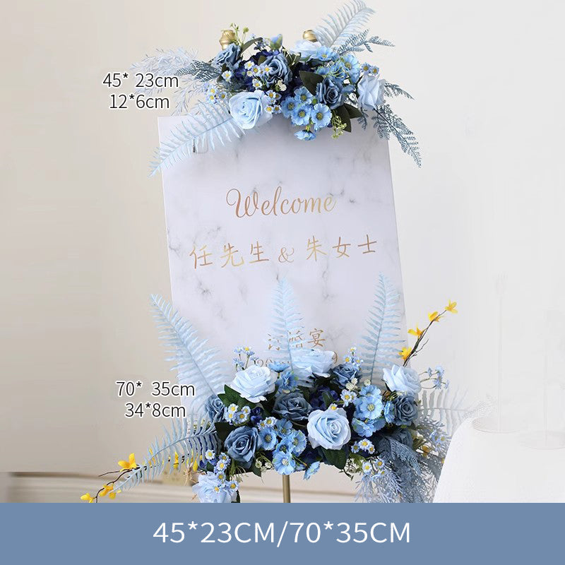 Blue Wedding Style, Blue Artificial Flowers, Diy Wedding Flowers