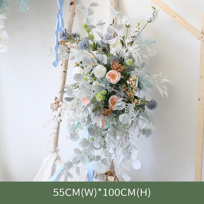 Light Blue Wedding Flowers, Blue Artificial Flowers, Diy Wedding Flowers