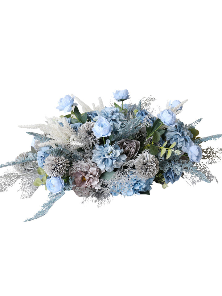Wedding Table Decoration Flowers, Blue Artificial Flowers, Diy Wedding Flowers