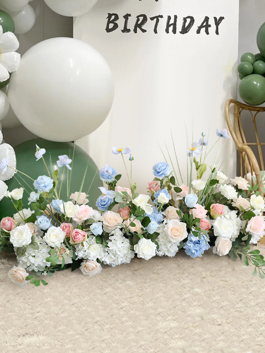 Party & Wedding Flowers, Blue Artificial Flowers, Diy Wedding Flowers