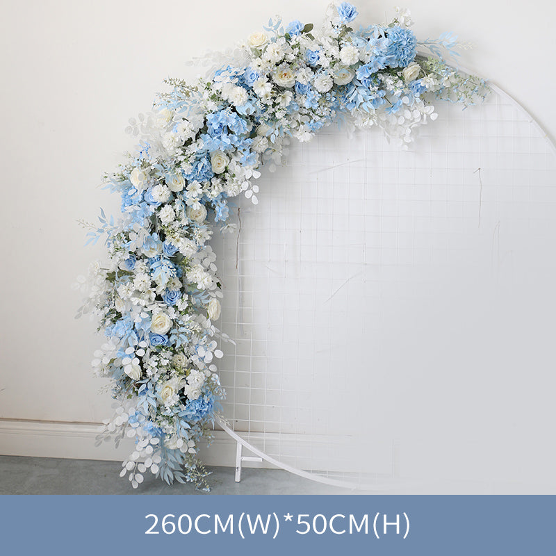 White & Blue Wedding Style, Blue Artificial Flowers, Diy Wedding Flowers