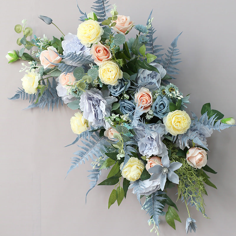 Party & Shop Flowers Decoration, Blue Artificial Flowers, Diy Wedding Flowers