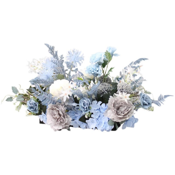 Grey Blue Wedding Style, Blue Artificial Flowers, Diy Wedding Flowers