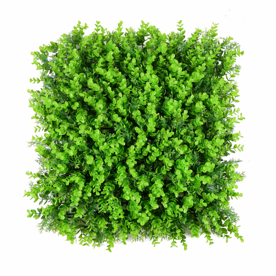 Eucalyptus And Liriope Artificial Green Wall Panels, Faux Plant Wall
