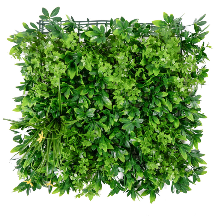 Money And Climbing Ivy Plants With Yellow And White Flowers Artificial Green Wall Panels