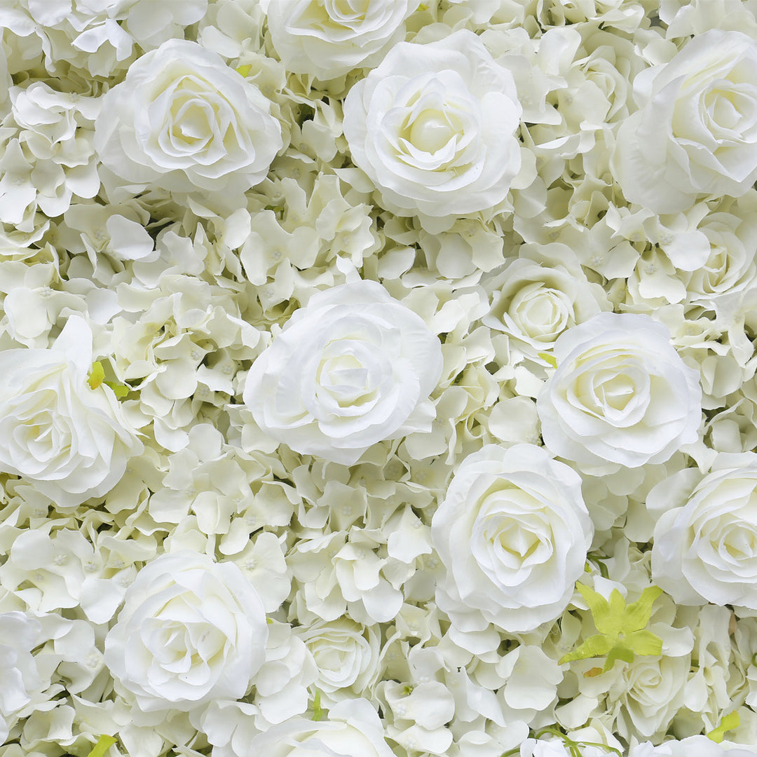 White Rose Hydrangea, Artificial Flower Wall, Wedding Party Backdrop