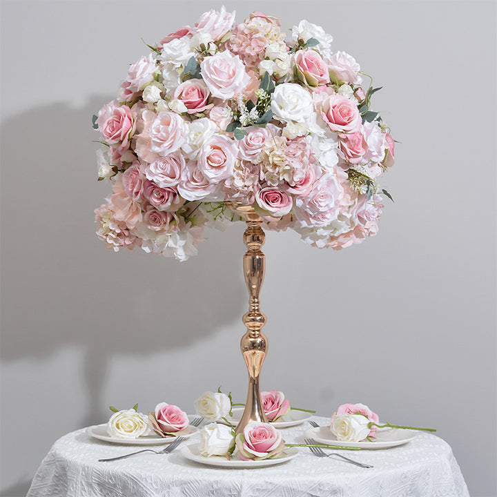Roses With Hydrangeas Luxurious Wedding Flower Ball