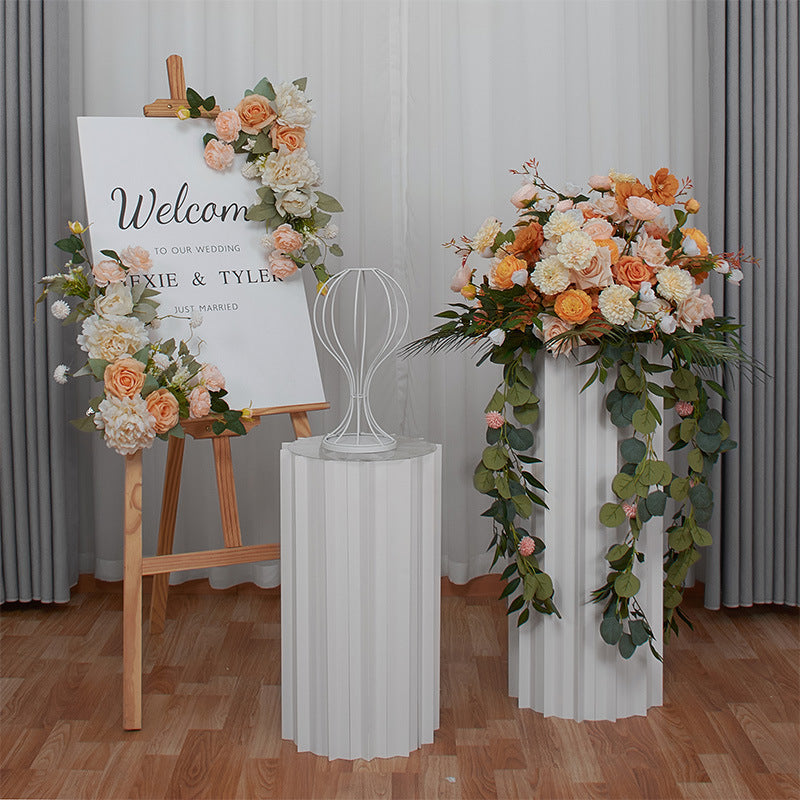 3D Mixed Flowers With Ivy Wedding Flower Ball