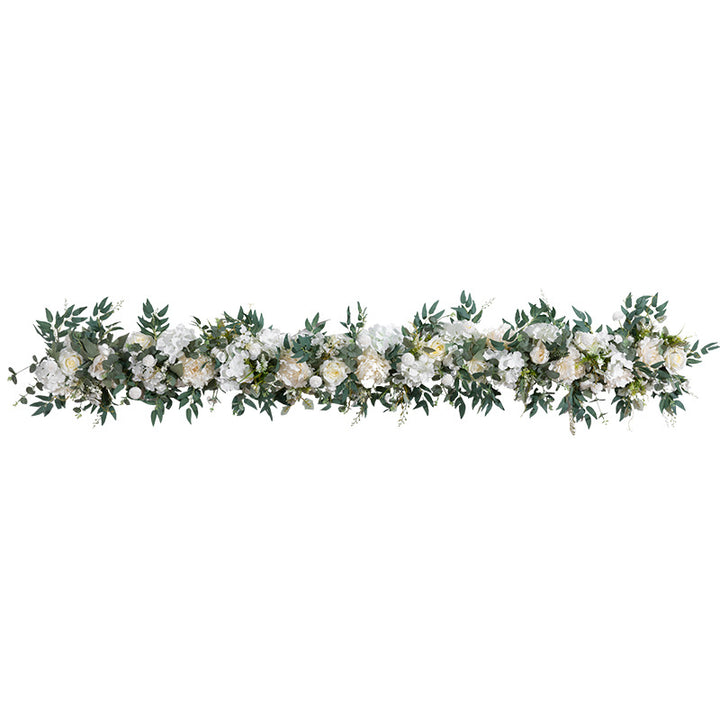 3D Mixed Flowers With Eucalyptus Flower Runner