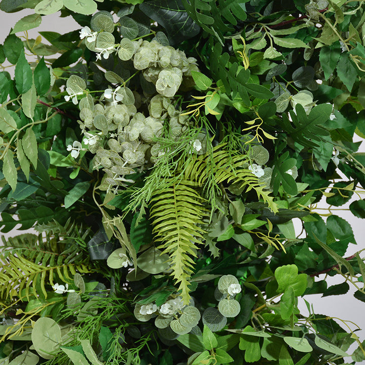 Mixed Green Leaves, Floral Arch Set, Wedding Arch Backdrop, Including Frame