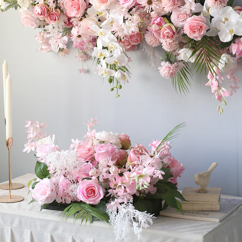 Party & Wedding Decoration, Pink Artificial Flowers, Diy Wedding Flowers