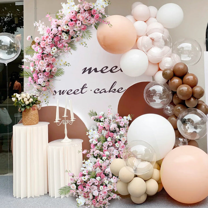 Pink Wedding Arch Flowers, Window Flowers, Pink Artificial Flowers, Diy Wedding Flowers