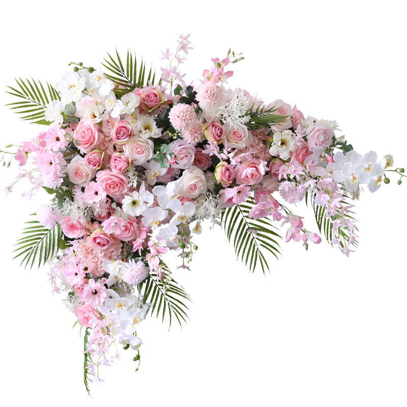 Pink Rose Wedding Flowers, Pink Artificial Flowers, Diy Wedding Flowers