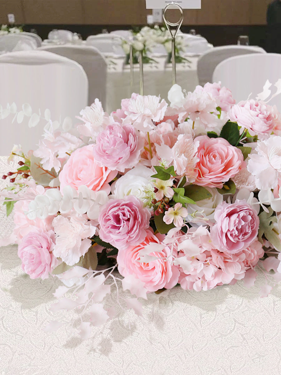 Wedding Table Flowers, Pink Artificial Flowers, Diy Wedding Flowers