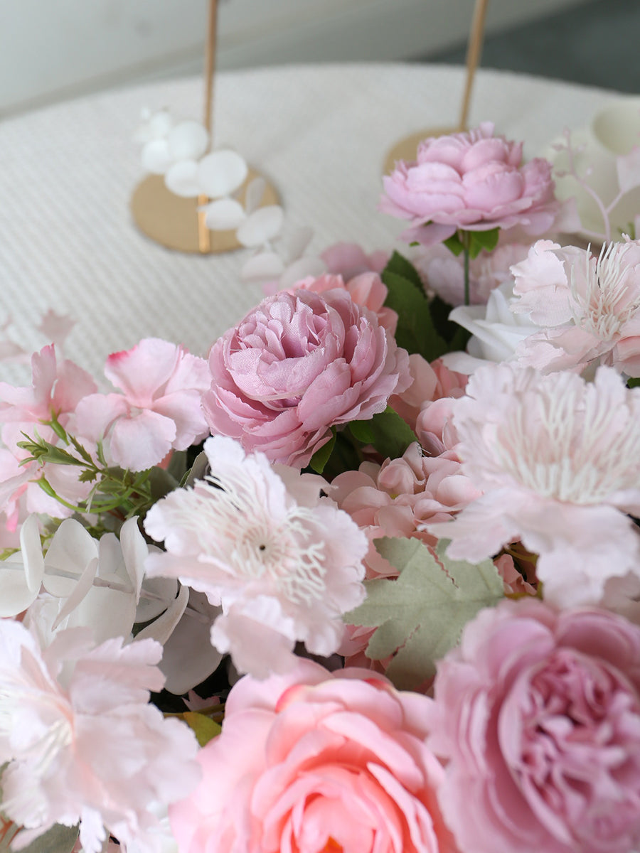 Wedding Table Flowers, Pink Artificial Flowers, Diy Wedding Flowers