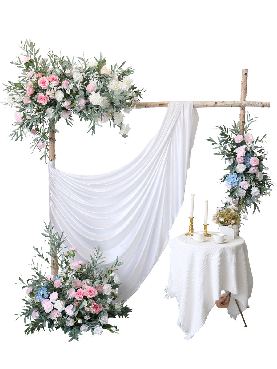 Faux Rose Wedding Decoration, Pink Artificial Flowers, Diy Wedding Flowers