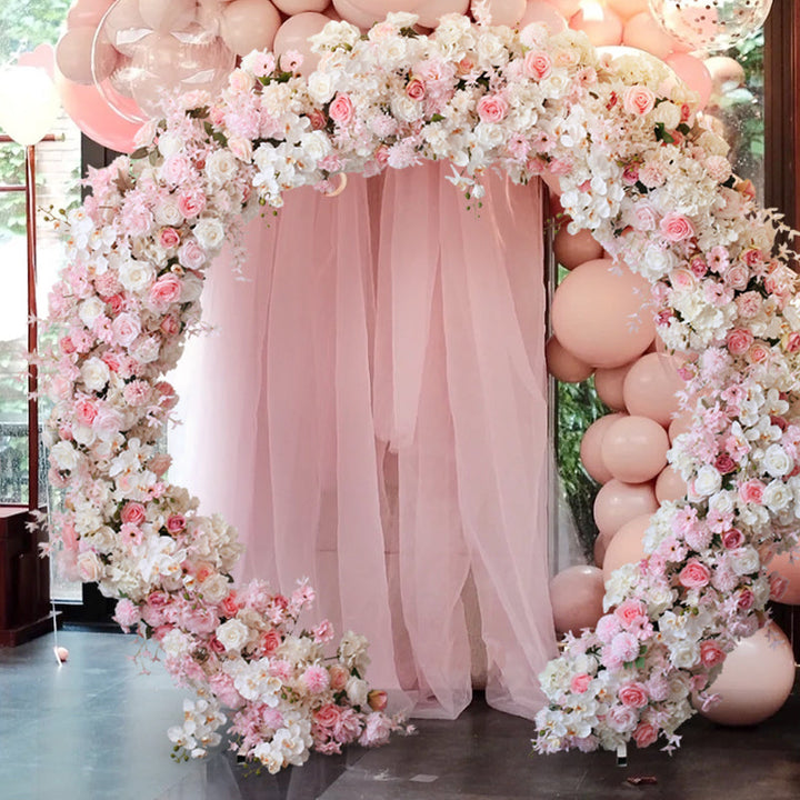 Pink Wedding Flowers Tail, Pink Artificial Flowers, Diy Wedding Flowers