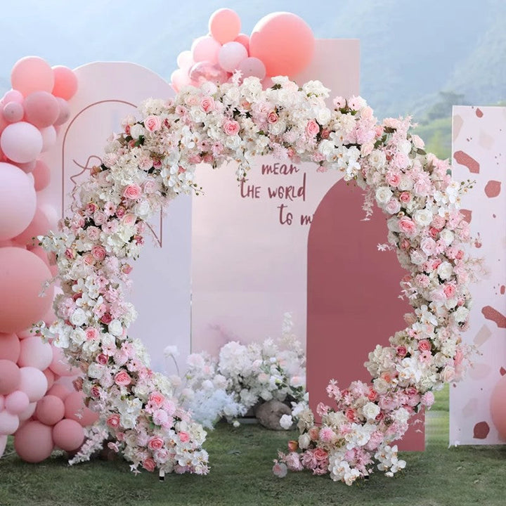 Pink Wedding Flowers Tail, Pink Artificial Flowers, Diy Wedding Flowers