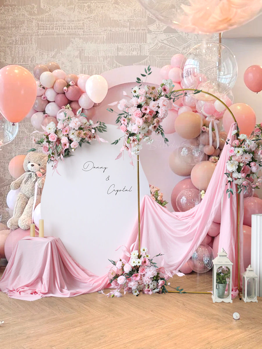 Pink Wedding Style, Pink Artificial Flowers, Diy Wedding Flowers, Party Faux Flowers