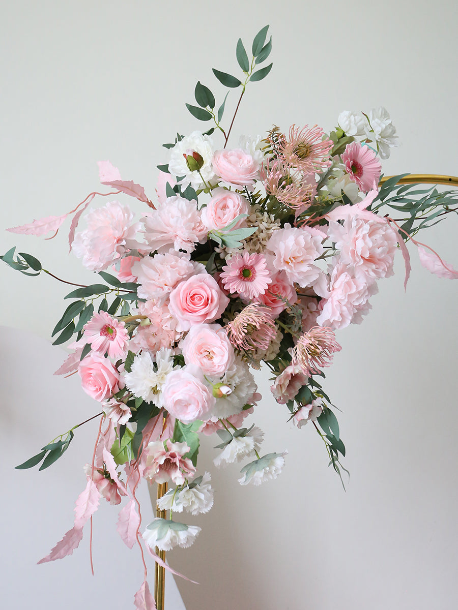 Pink Wedding Style, Pink Artificial Flowers, Diy Wedding Flowers, Party Faux Flowers