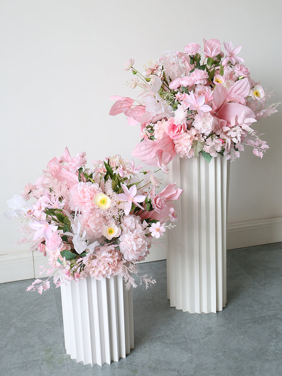 Pink Wedding Flowers Ball, Pink Artificial Flowers, Diy Wedding Flowers