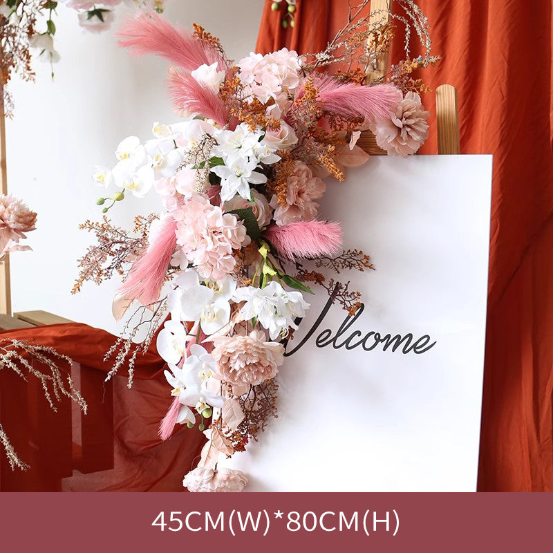 Pink Wedding & Party Arrangement, Pink Artificial Flowers, Diy Wedding Flowers