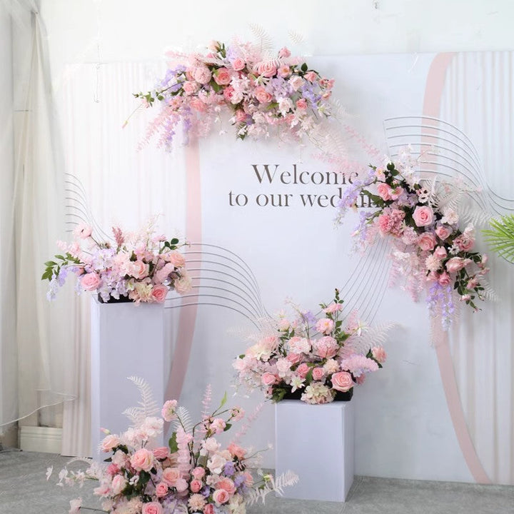 Pink Wedding Decoration, Pink Artificial Flowers, Diy Wedding Flowers
