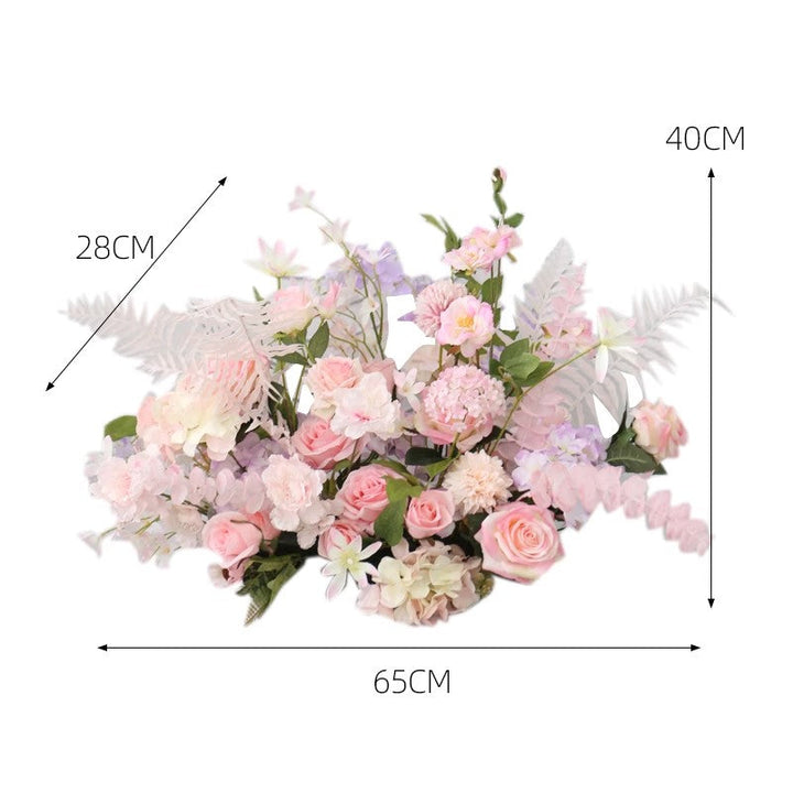 Pink Wedding Decoration, Pink Artificial Flowers, Diy Wedding Flowers