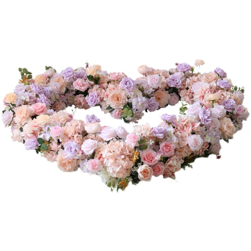 Artificial Heart Shape Flowers, Purple Artificial Flowers, Diy Wedding Flowers