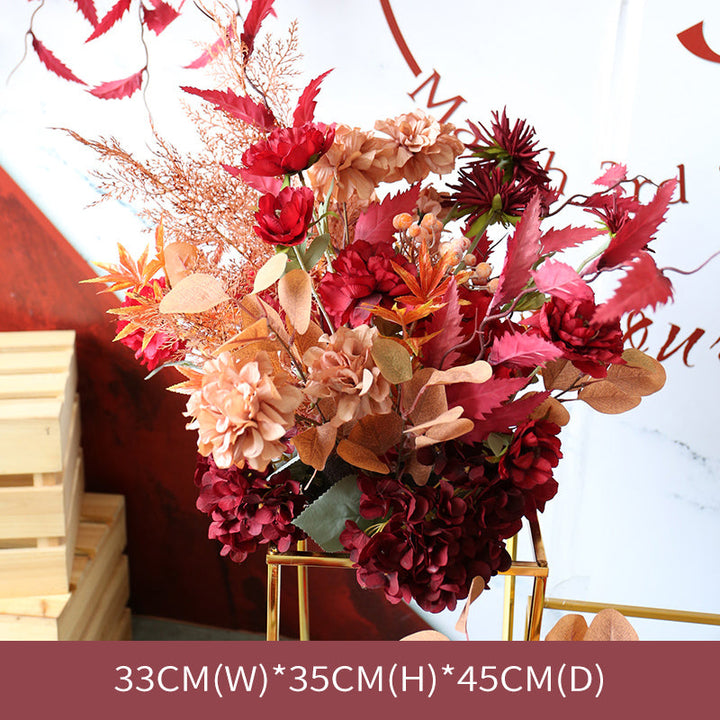 Red Wedding Theme, Red Artificial Flowers, Diy Wedding Flowers