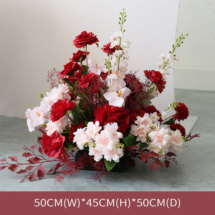 Red Artificial Flowers, Red Artificial Flowers, Diy Wedding Flowers