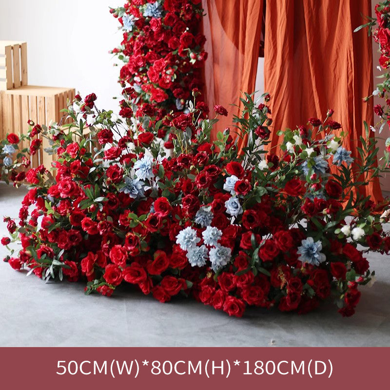Red Rose Wedding Flowers, Red Artificial Flowers, Diy Wedding Flowers