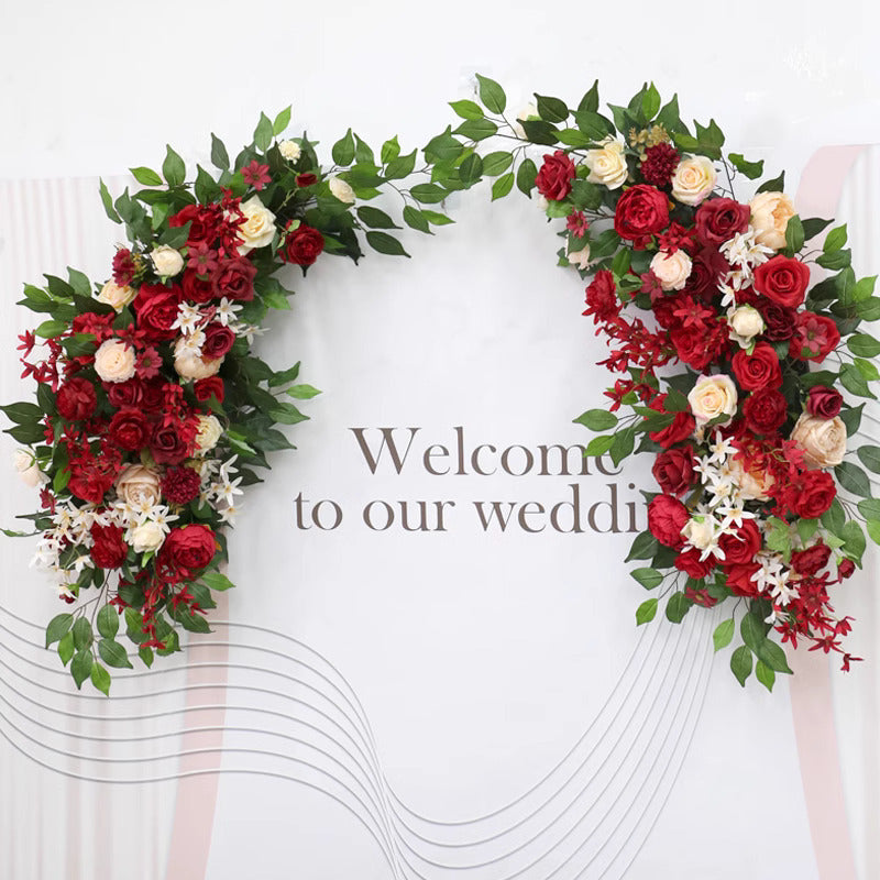 Business Shop & Wedding Style, Red Artificial Flowers, Diy Wedding Flowers