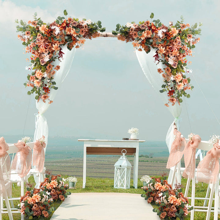 Background Stage Decoration Flowers, Retro Wedding Style, Diy Wedding Arch Flowers