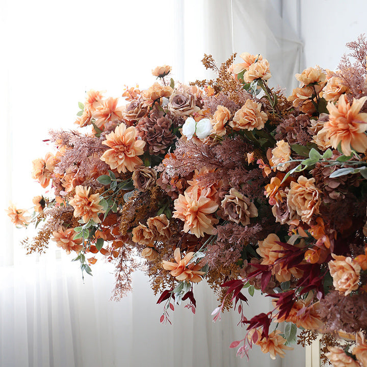 Retro Wedding Style, Retro Artificial Wedding Flowers, Hanging Flower Arrangement