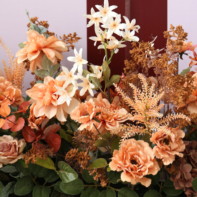 Wedding Triangular Arch Flowers, Retro Artificial Flowers, Diy Wedding Flowers